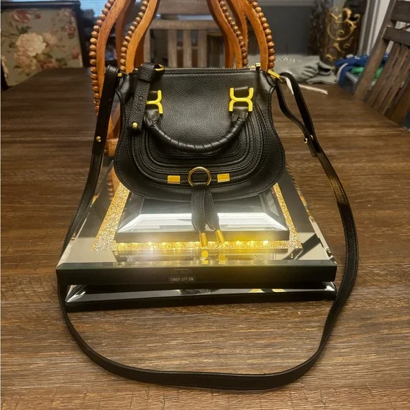 Chloe Marcie bag- black. Perfect Crossbody.! - Picture 2 of 7